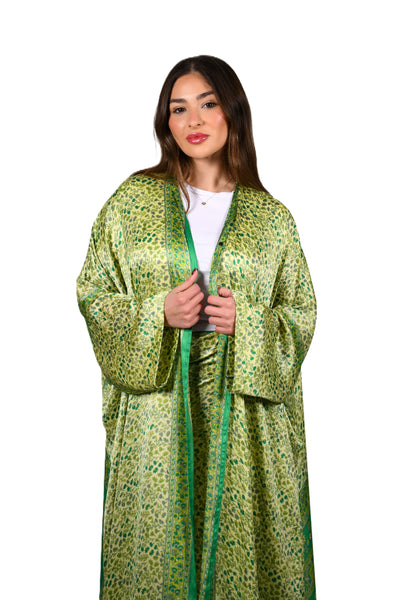 Kimono Satin Abaya