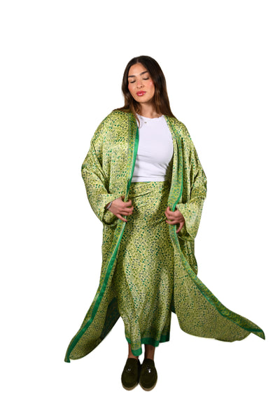 Kimono Satin Abaya