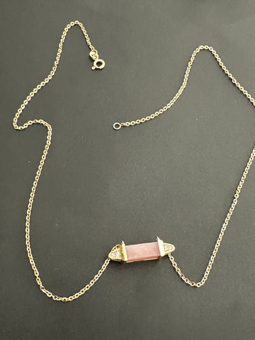 Pink Stone Necklace