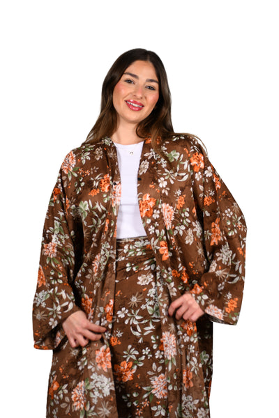 Kimono Satin Abaya