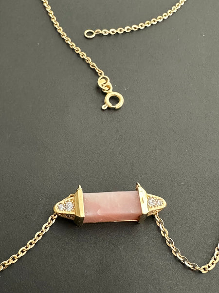 Pink Stone Necklace